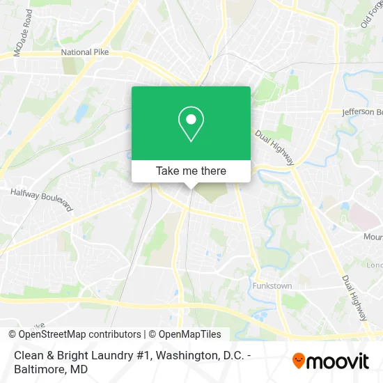 Clean & Bright Laundry #1 map