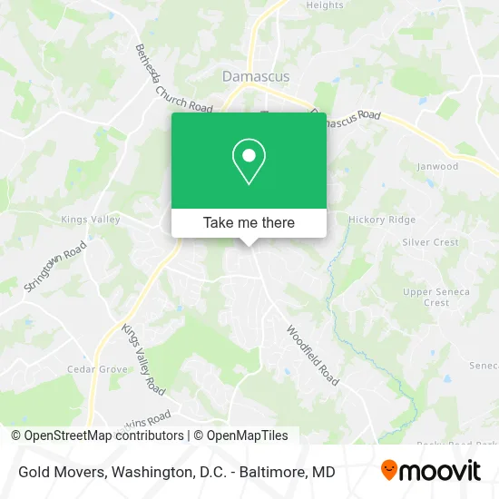 Gold Movers map
