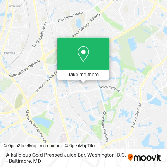 Alkalicious Cold Pressed Juice Bar map