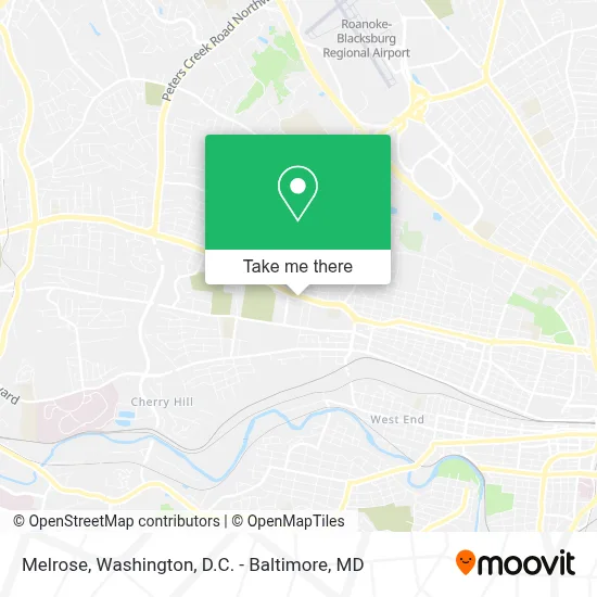 Melrose map