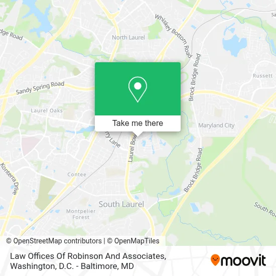 Law Offices Of Robinson And Associates map