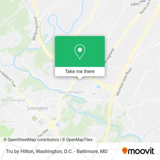 Tru by Hilton map