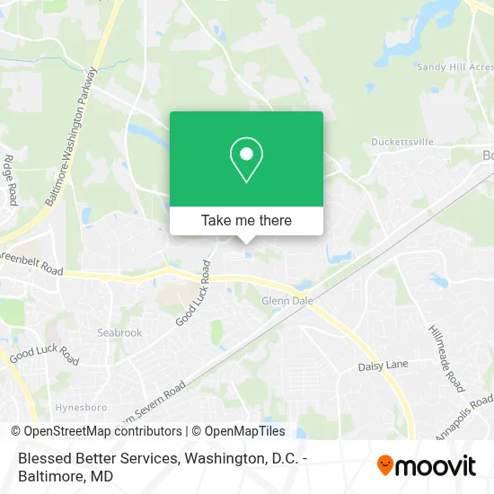 Blessed Better Services map