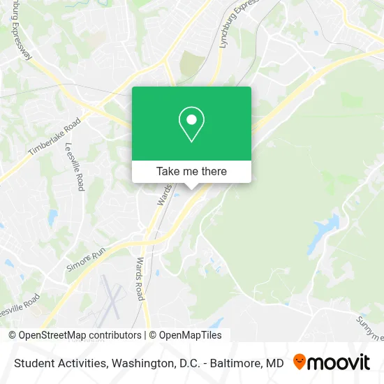 Student Activities map