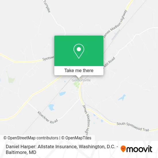 Daniel Harper: Allstate Insurance map