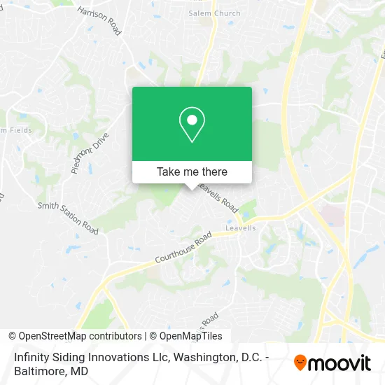 Infinity Siding Innovations Llc map
