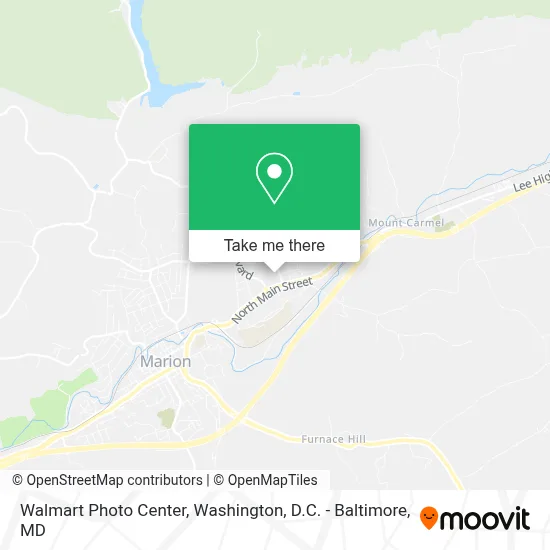 Walmart Photo Center map
