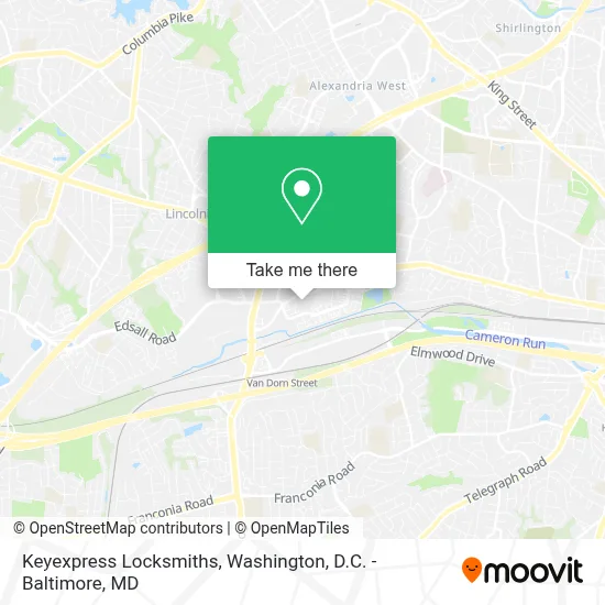 Keyexpress Locksmiths map