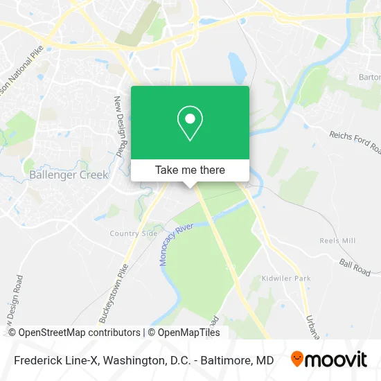 Frederick Line-X map