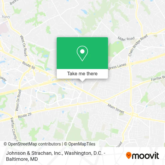 Johnson & Strachan, Inc. map