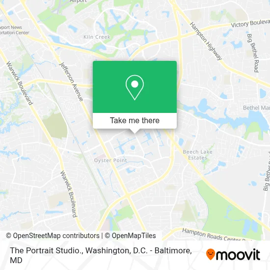 The Portrait Studio. map