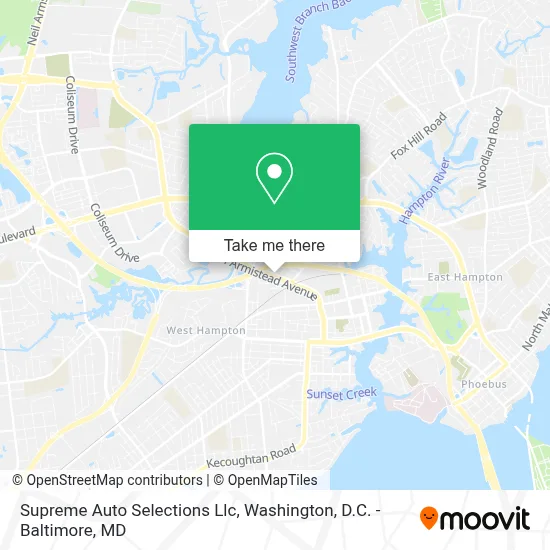 Supreme Auto Selections Llc map