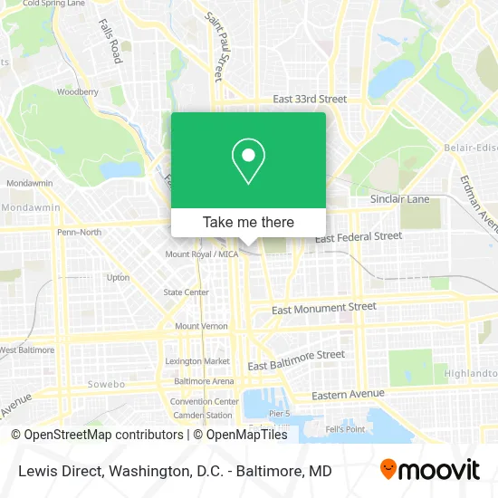 Lewis Direct map