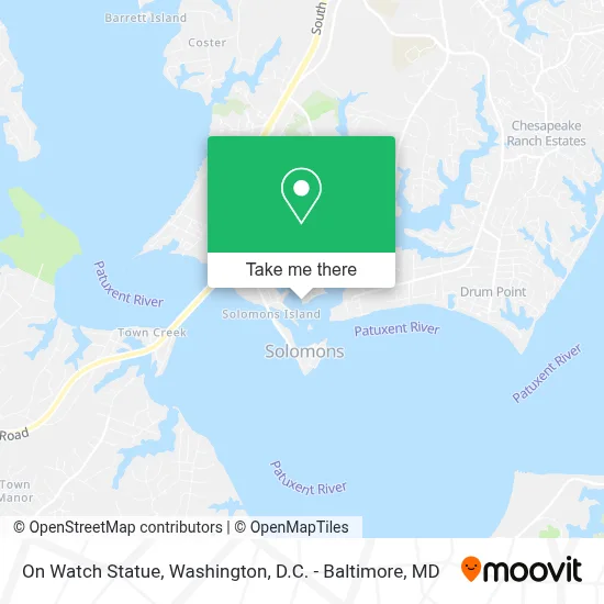 On Watch Statue map
