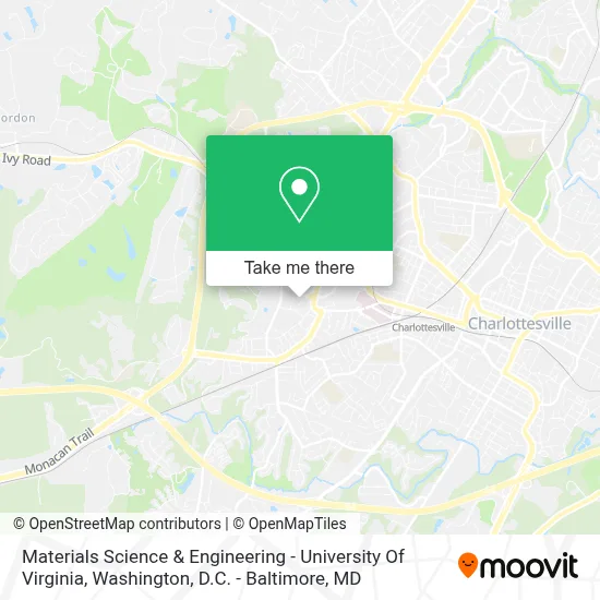 Materials Science & Engineering - University Of Virginia map