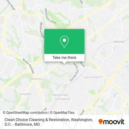 Clean Choice Cleaning & Restoration map