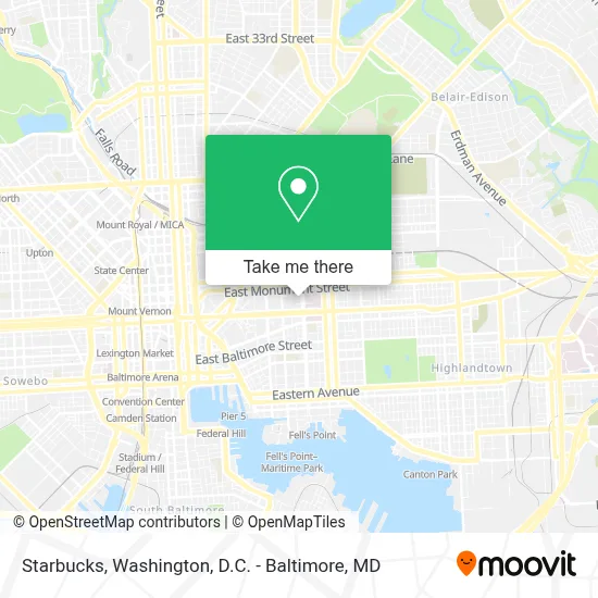 Starbucks map