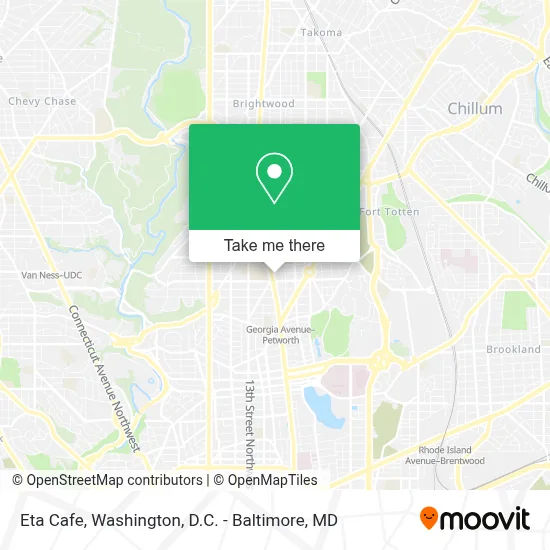 Eta Cafe map