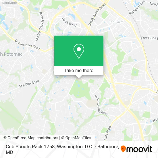 Cub Scouts Pack 1758 map