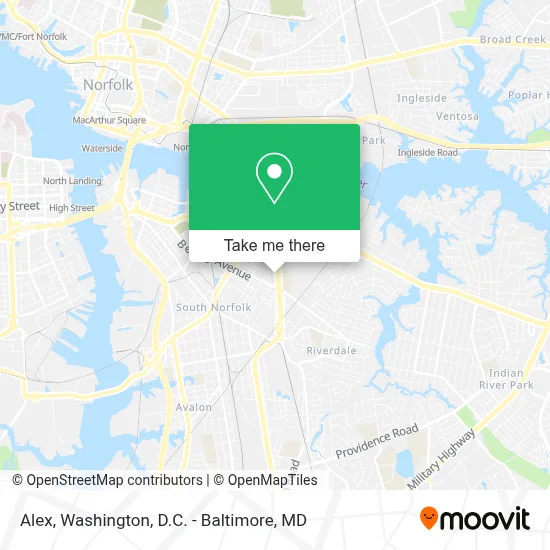 Alex map