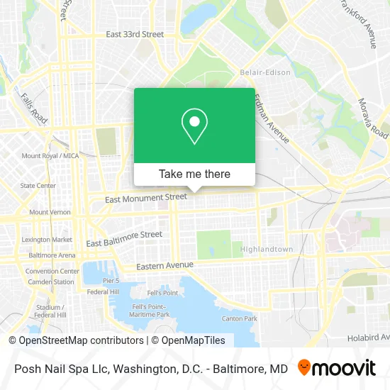 Posh Nail Spa Llc map