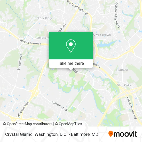 Crystal Glamd map