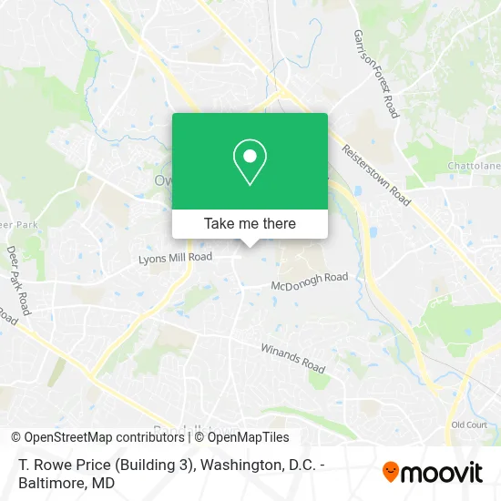 T. Rowe Price (Building 3) map