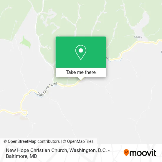 New Hope Christian Church map