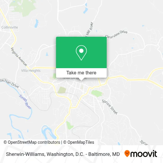Sherwin-Williams map