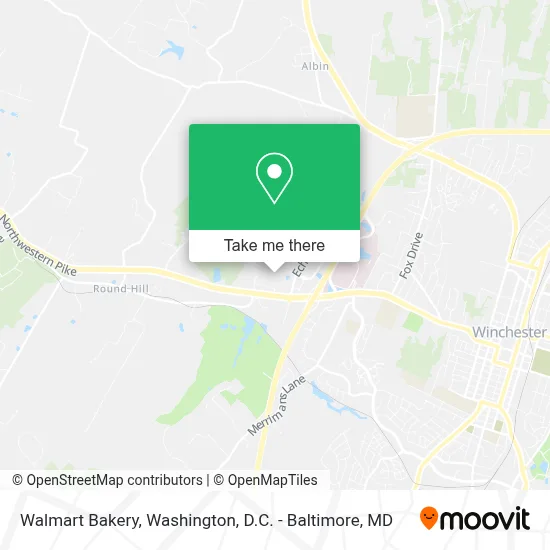 Walmart Bakery map