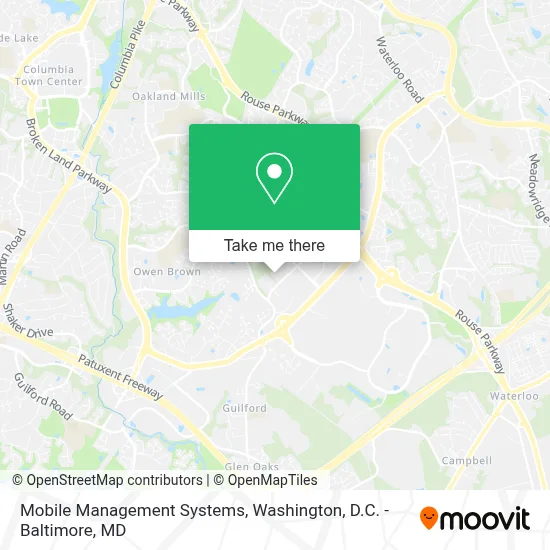 Mobile Management Systems map