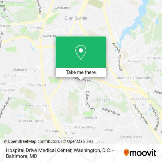 Hospital Drive Medical Center map
