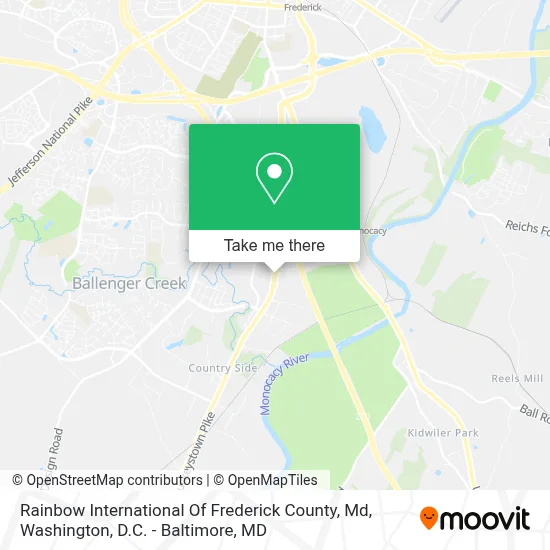 Rainbow International Of Frederick County, Md map