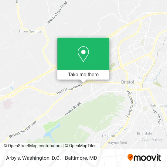 Arby's map