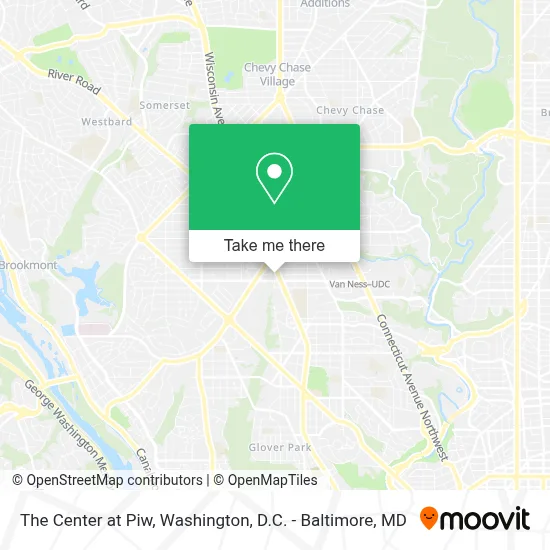 The Center at Piw map