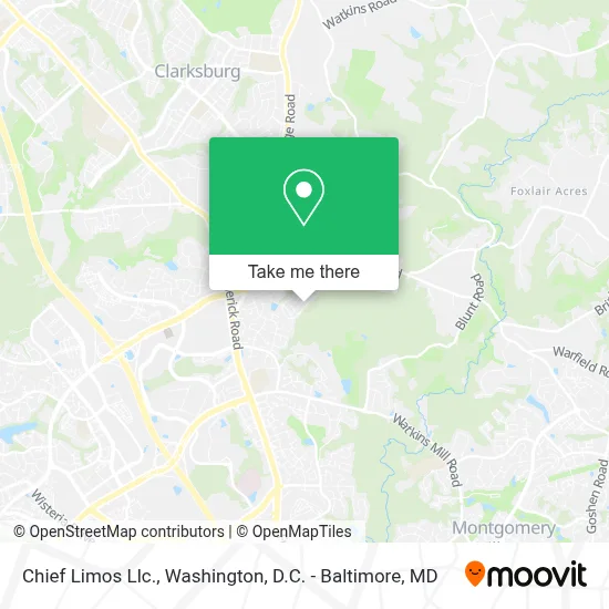 Chief Limos Llc. map