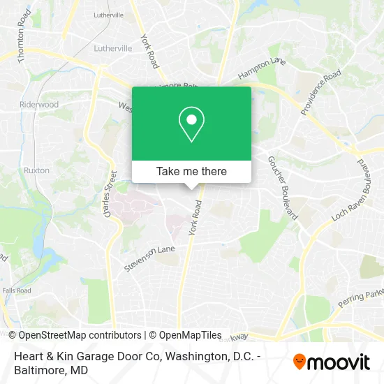 Heart & Kin Garage Door Co map