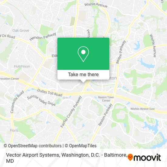 Vector Airport Systems map