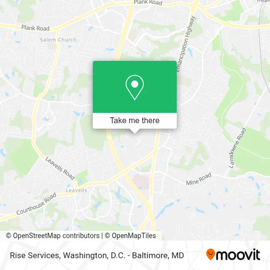 Rise Services map