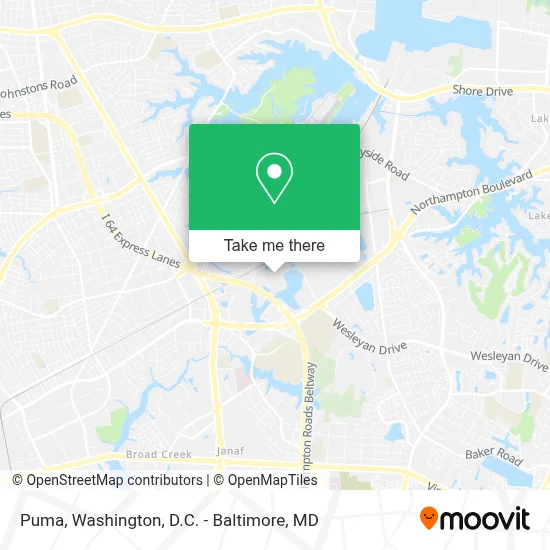 Puma map