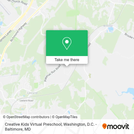 Creative Kids Virtual Preschool map