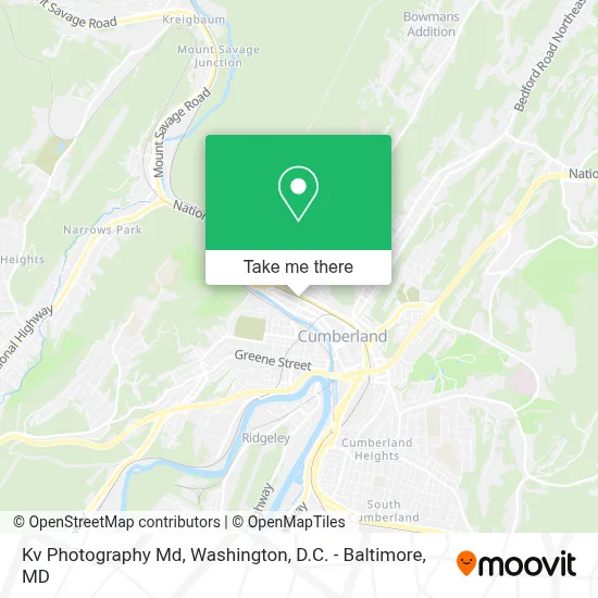 Kv Photography Md map