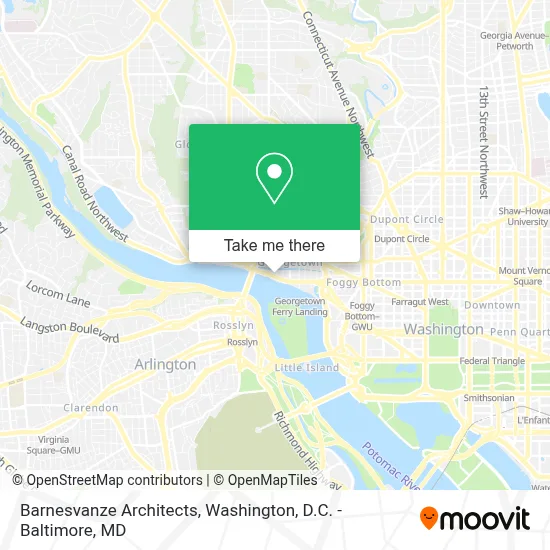 Barnesvanze Architects map