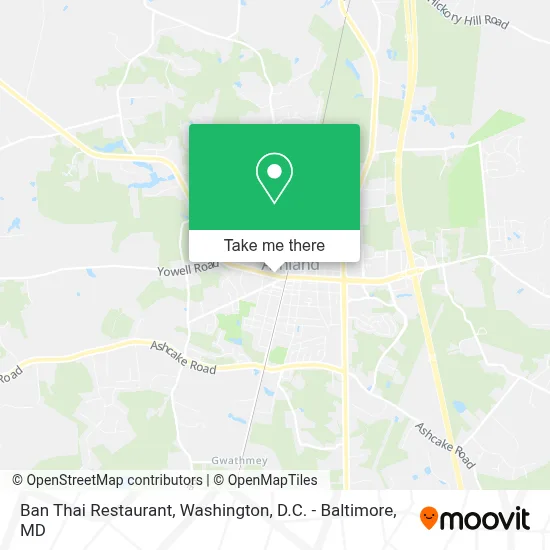 Ban Thai Restaurant map
