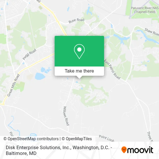 Disk Enterprise Solutions, Inc. map