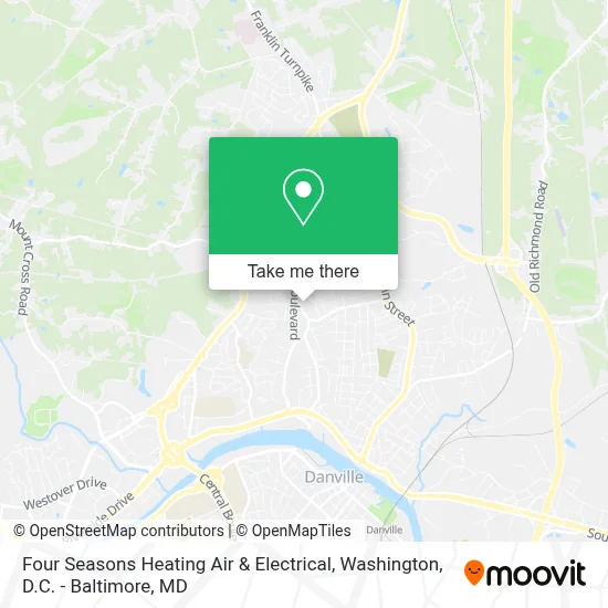Four Seasons Heating Air & Electrical map