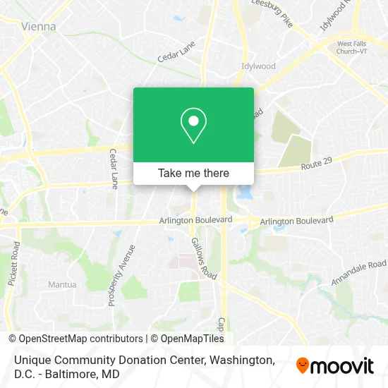 Unique Community Donation Center map