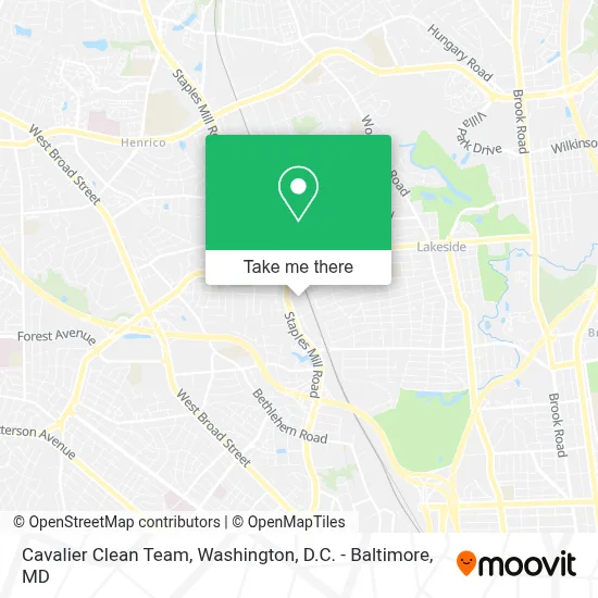 Cavalier Clean Team map