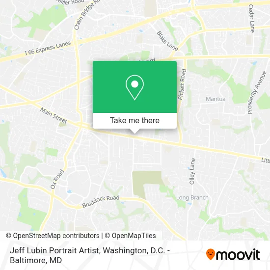 Jeff Lubin Portrait Artist map