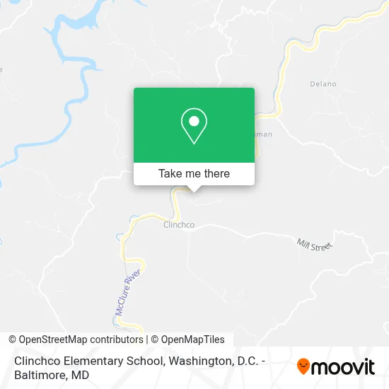 Clinchco Elementary School map